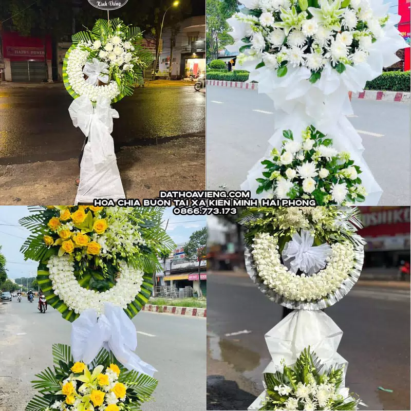 Đặt Vòng Hoa Viếng tại Xã Kiến Minh, Hải Phòng