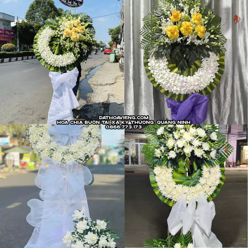 Đặt Vòng Hoa Viếng tại Xã Kỳ Thượng, Quảng Ninh