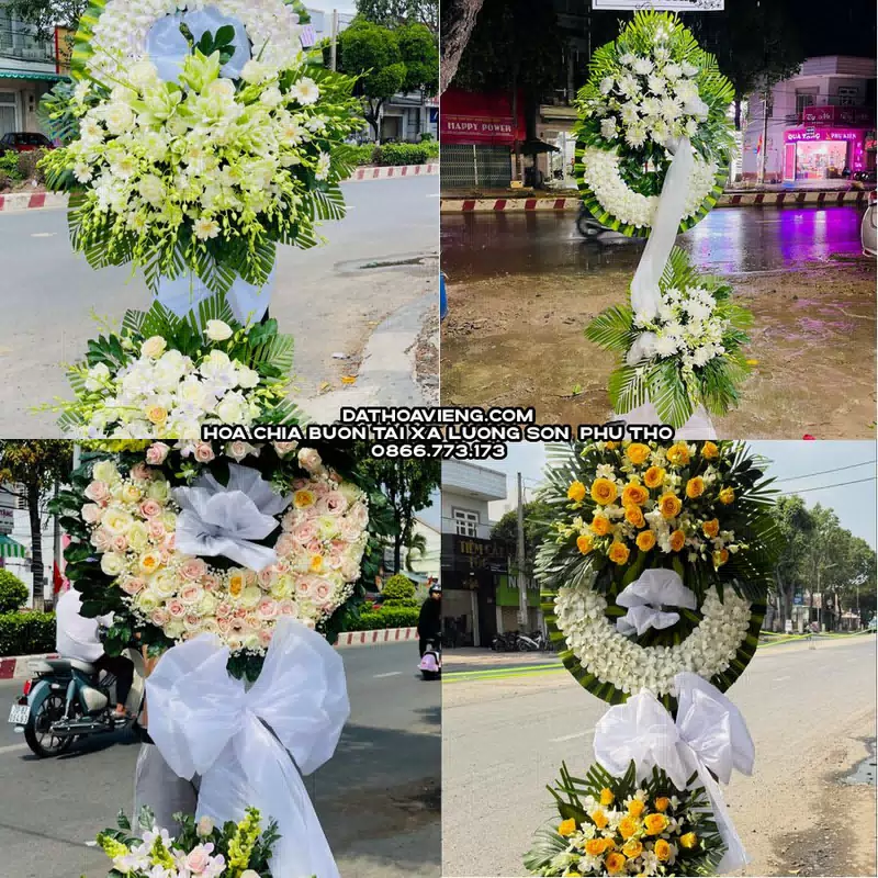 Đặt Vòng Hoa Viếng tại Xã Lương Sơn, Phú Thọ