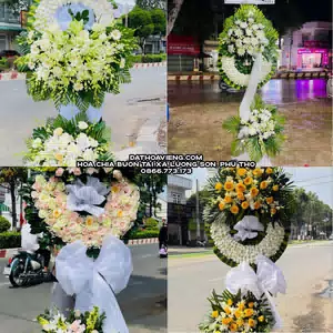 Đặt Vòng Hoa Viếng tại Xã Lương Sơn, Phú Thọ