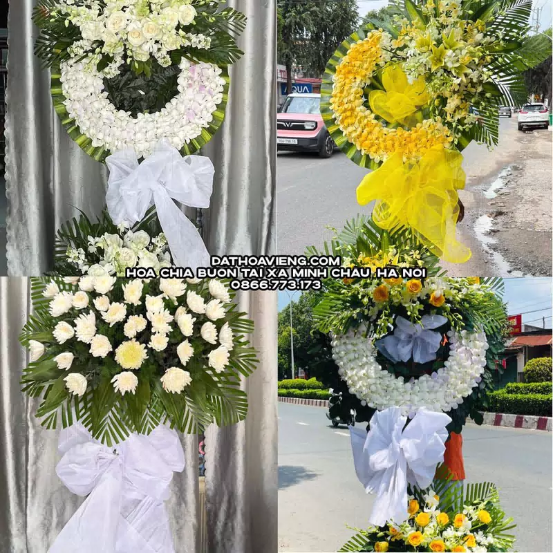 Đặt Vòng Hoa Viếng tại Xã Minh Châu, Hà Nội