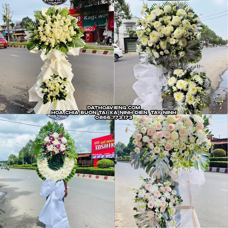 Đặt Vòng Hoa Viếng tại Xã Ninh Điền, Tây Ninh