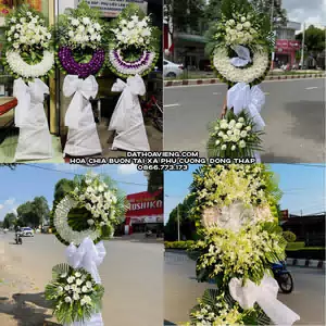 Đặt Vòng Hoa Viếng tại Xã Phú Cường, Đồng Tháp