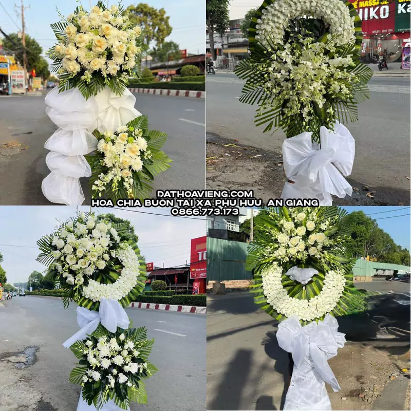 Đặt Vòng Hoa Viếng tại Xã Phú Hữu, An Giang