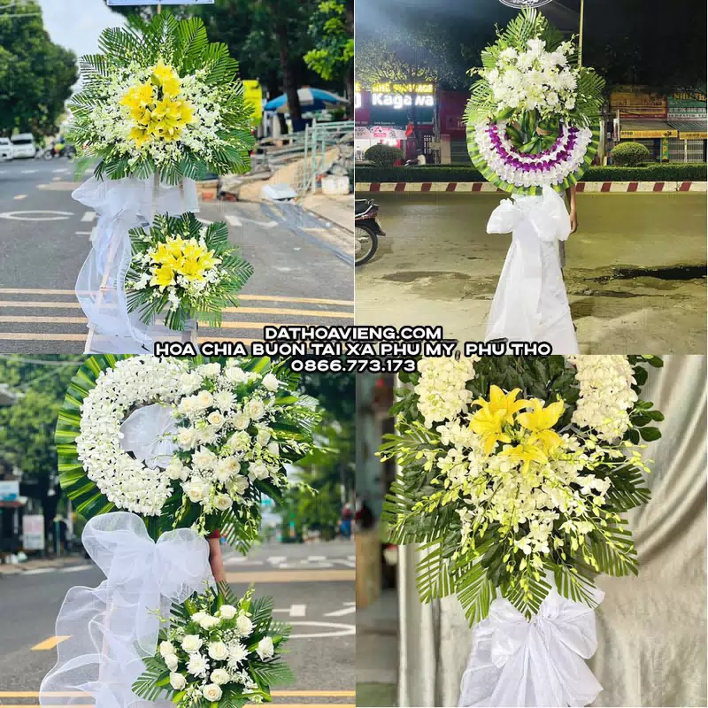 Đặt Vòng Hoa Viếng tại Xã Phú Mỹ, Phú Thọ