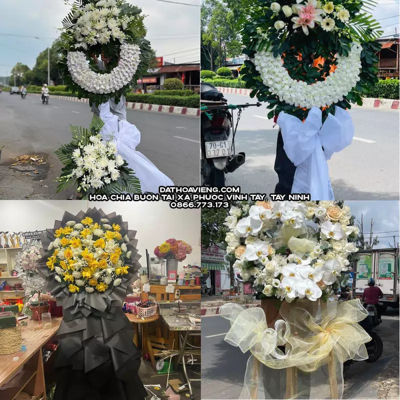 Đặt Vòng Hoa Viếng tại Xã Phước Vĩnh Tây, Tây Ninh