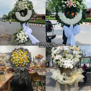 Đặt Vòng Hoa Viếng tại Xã Phước Vĩnh Tây, Tây Ninh