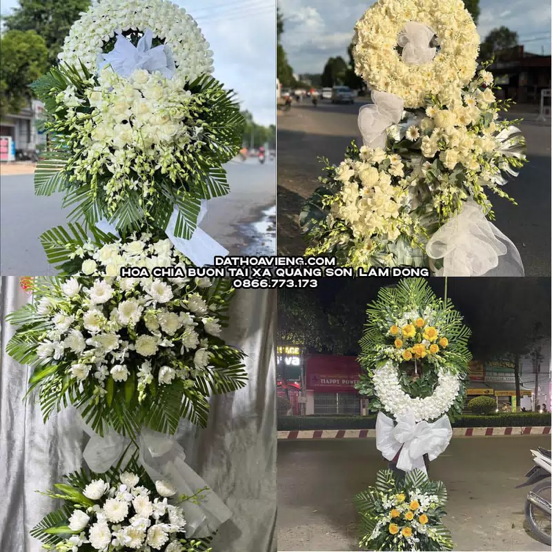 Đặt Vòng Hoa Viếng tại Xã Quảng Sơn, Lâm Đồng