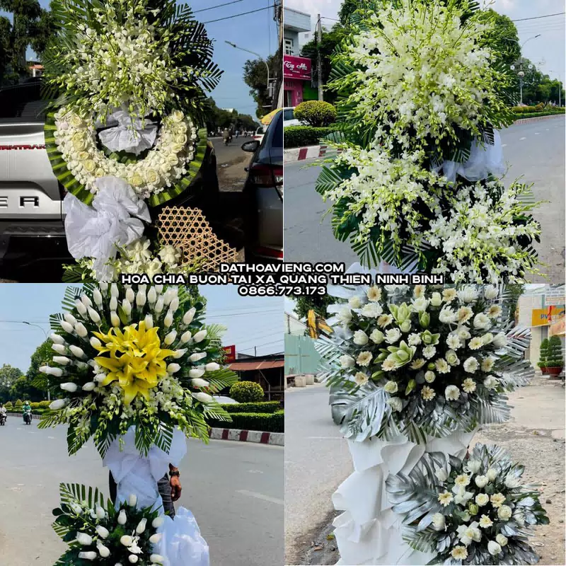 Đặt Vòng Hoa Viếng tại Xã Quang Thiện, Ninh Bình