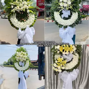 Đặt Vòng Hoa Viếng tại Xã Tân Pheo, Phú Thọ