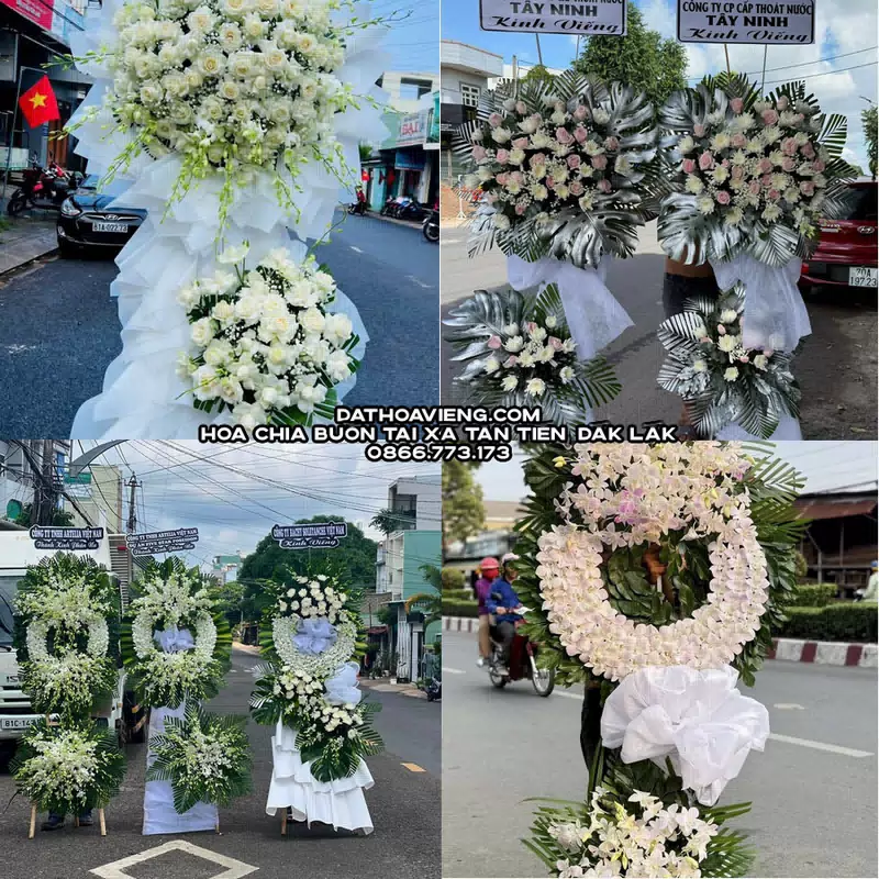 Đặt Vòng Hoa Viếng tại Xã Tân Tiến, Đắk Lắk