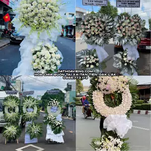 Đặt Vòng Hoa Viếng tại Xã Tân Tiến, Đắk Lắk