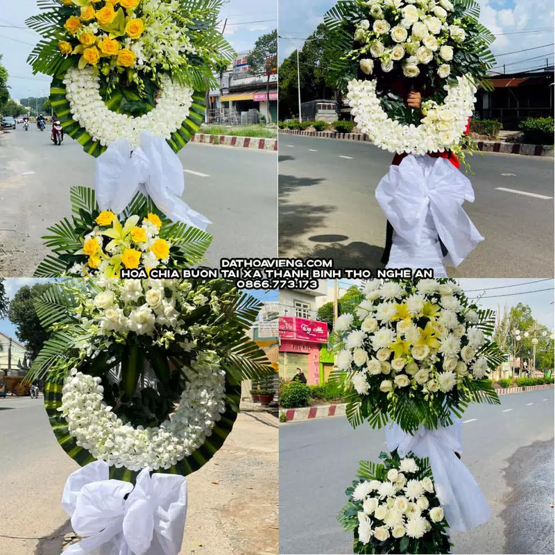 Đặt Vòng Hoa Viếng tại Xã Thành Bình Thọ, Nghệ An