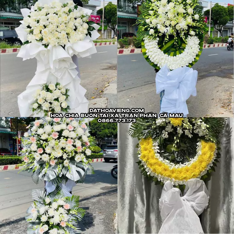 Đặt Vòng Hoa Viếng tại Xã Trần Phán, Cà Mau
