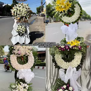Đặt Vòng Hoa Viếng tại Xã Truông Mít, Tây Ninh