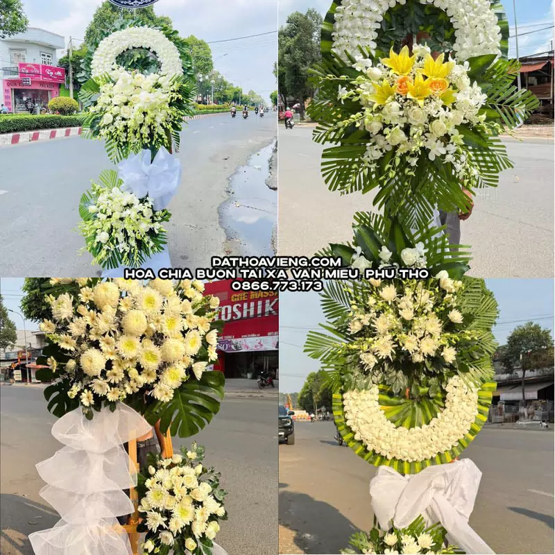 Đặt Vòng Hoa Viếng tại Xã Văn Miếu, Phú Thọ