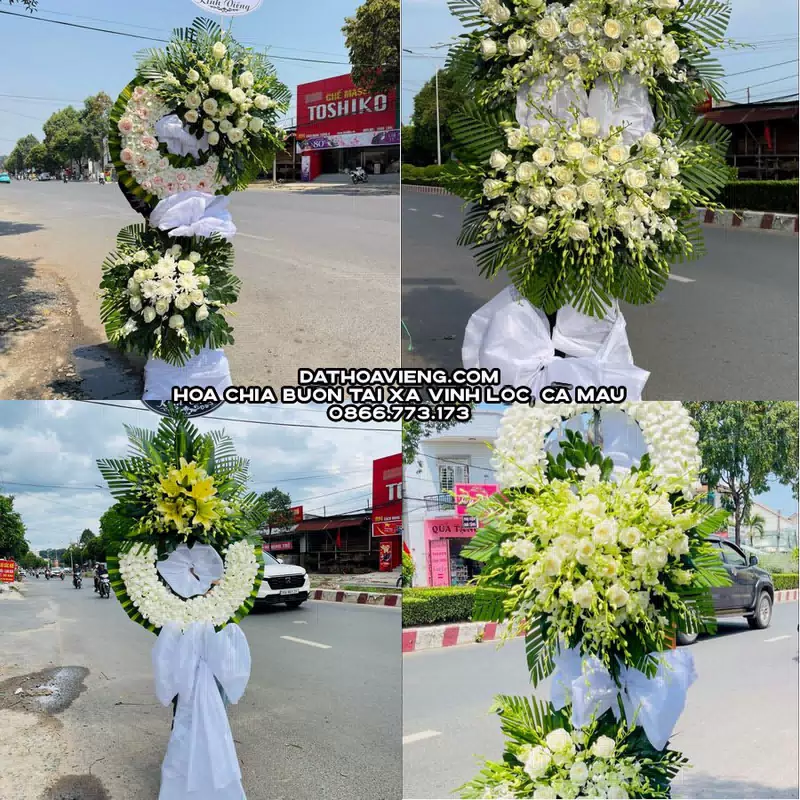 Đặt Vòng Hoa Viếng tại Xã Vĩnh Lộc, Cà Mau