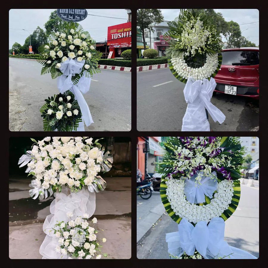 Điện Hoa Viếng Đám Tang tại Hùng Sơn, Huyện Lâm Thao