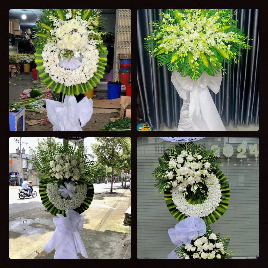 Điện Hoa Viếng Đám Tang tại Long Hồ, Huyện Long Hồ