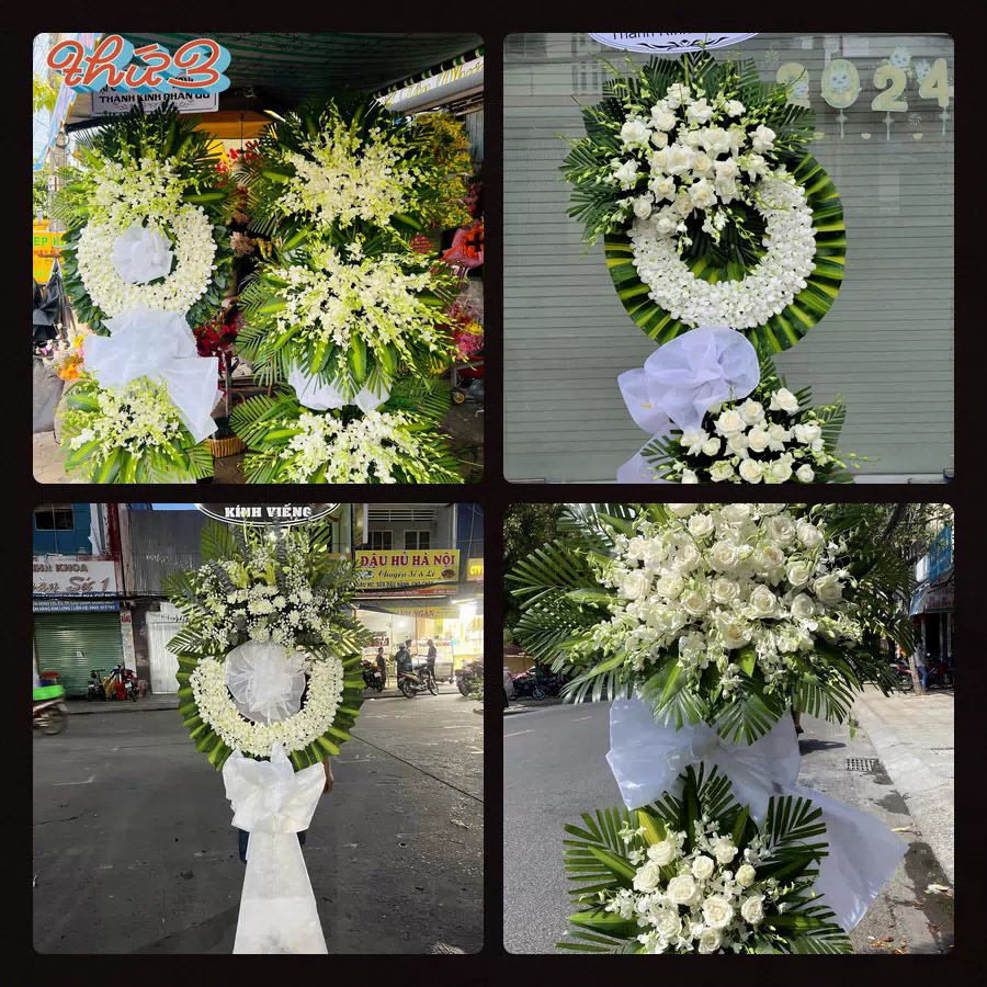 Điện Hoa Viếng Đám Tang tại Phường Trà Vinh, Vĩnh Long