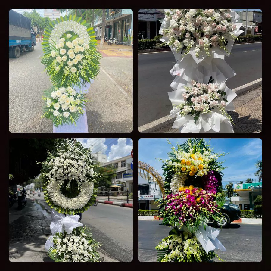 Điện Hoa Viếng Đám Tang tại Xã Hậu Nghĩa, Tây Ninh