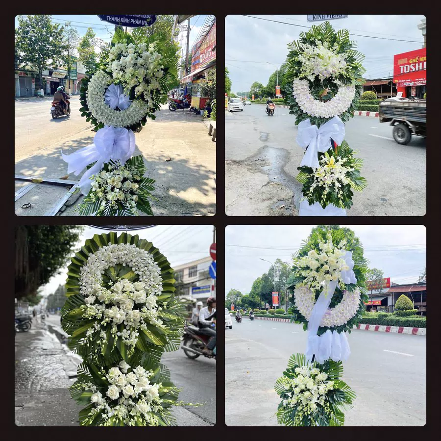 Điện Hoa Viếng Đám Tang tại Xã Phước Thạnh, Tây Ninh