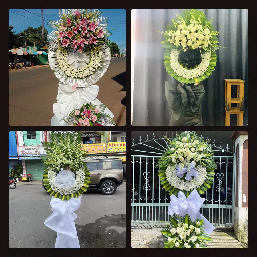 Điện Hoa Viếng Đám Tang tại Xã Tam Dương, Phú Thọ
