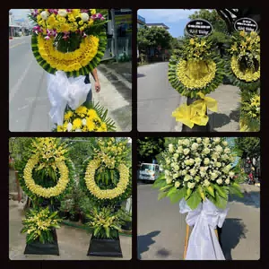 Điện Hoa Viếng Đám Tang tại Xã Tu Vũ, Phú Thọ