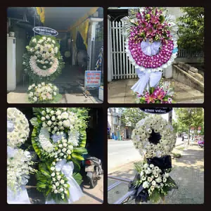 Điện Hoa Viếng Đám Tang tại Xã Xuân Hồng, Ninh Bình