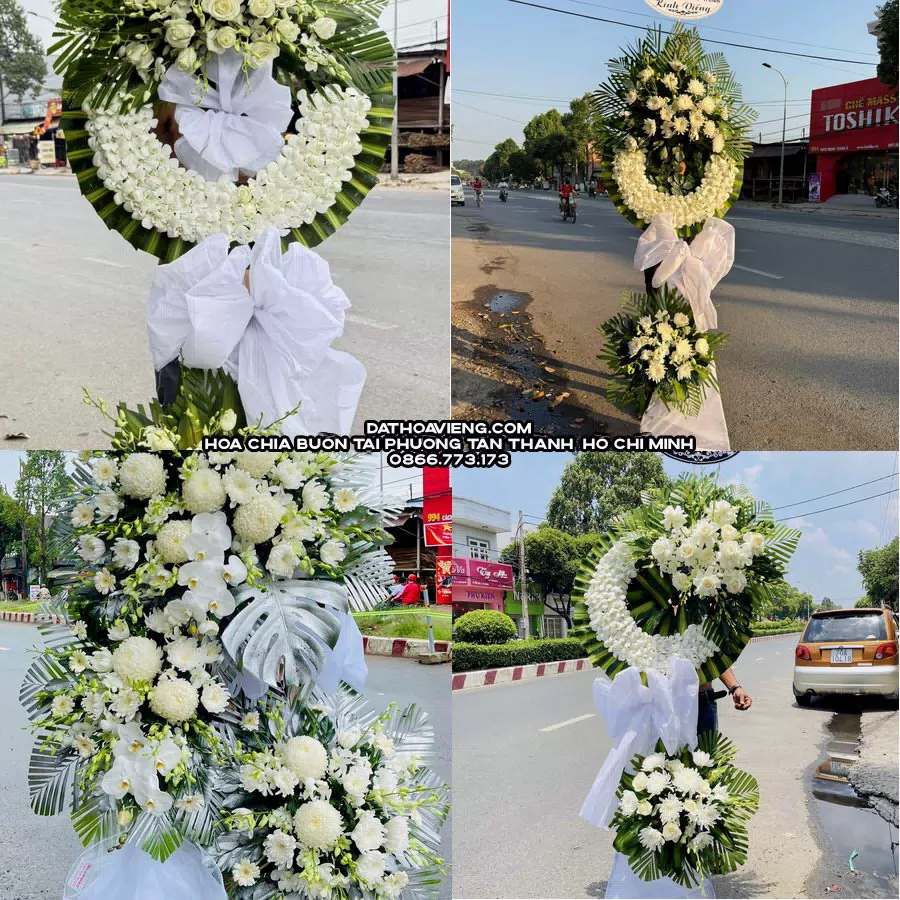 Mẫu hoa chia buồn tham khảo tại Phường Tân Thành, Hồ Chí Minh