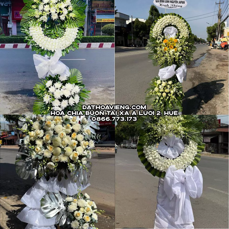 Mẫu hoa chia buồn tham khảo tại Xã A Lưới 2, Huế