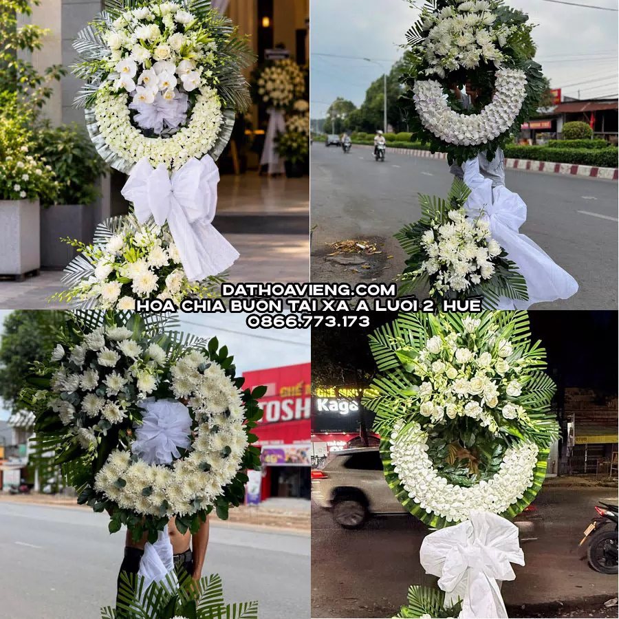 Mẫu hoa chia buồn tham khảo tại Xã A Lưới 2, Huế