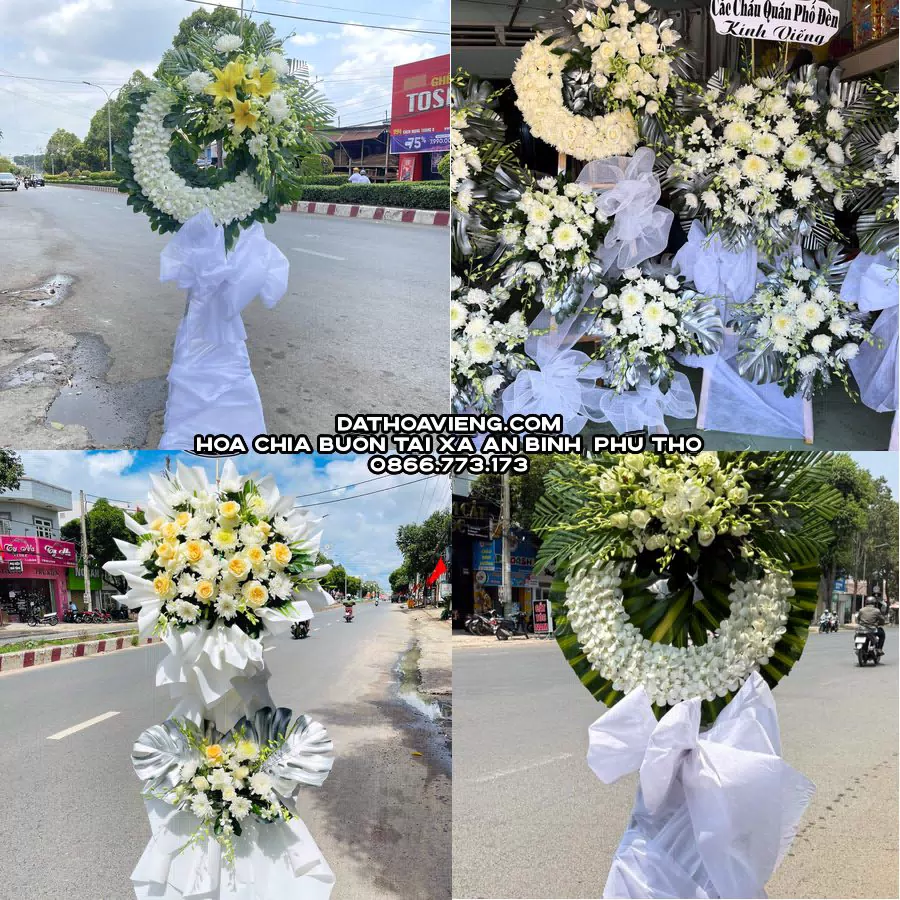 Mẫu hoa chia buồn tham khảo tại Xã An Bình, Phú Thọ