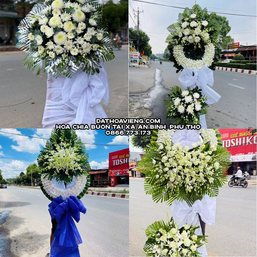 Mẫu hoa chia buồn tham khảo tại Xã An Bình, Phú Thọ