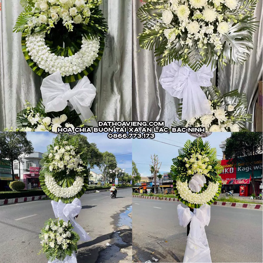 Mẫu hoa chia buồn tham khảo tại Xã An Lạc, Bắc Ninh