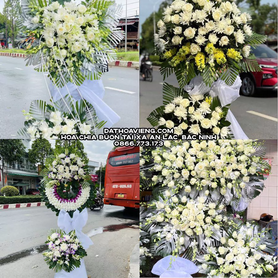 Mẫu hoa chia buồn tham khảo tại Xã An Lạc, Bắc Ninh