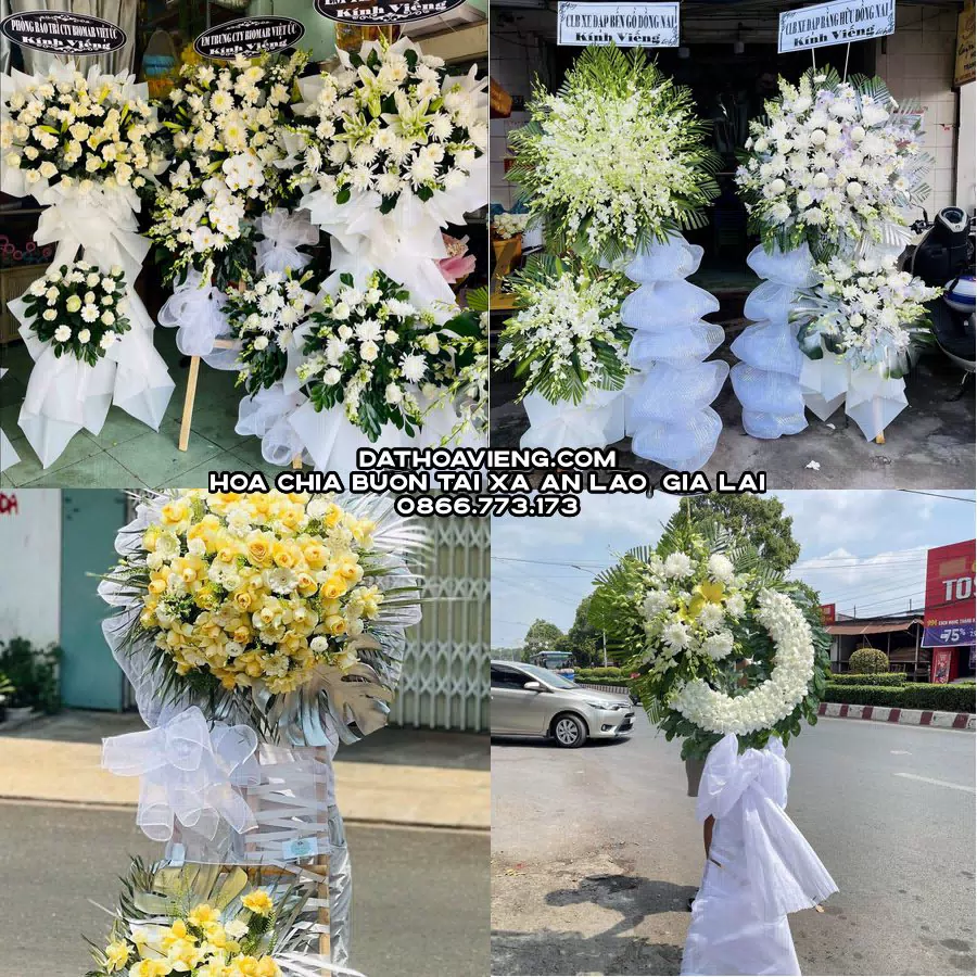 Mẫu hoa chia buồn tham khảo tại Xã An Lão, Gia Lai