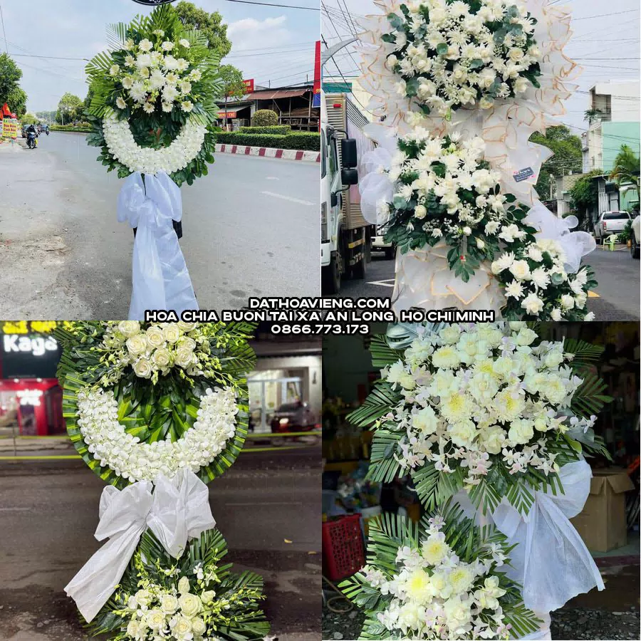 Mẫu hoa chia buồn tham khảo tại Xã An Long, Hồ Chí Minh