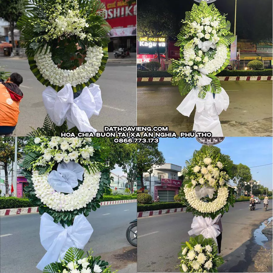 Mẫu hoa chia buồn tham khảo tại Xã An Nghĩa, Phú Thọ