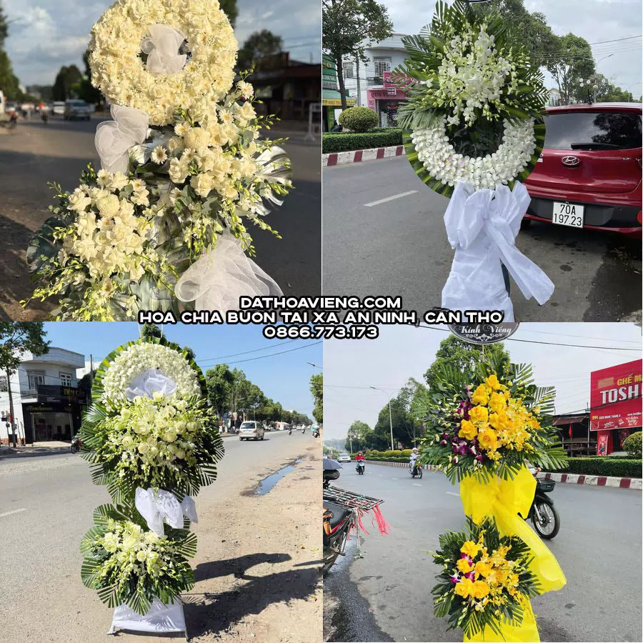 Mẫu hoa chia buồn tham khảo tại Xã An Ninh, Cần Thơ