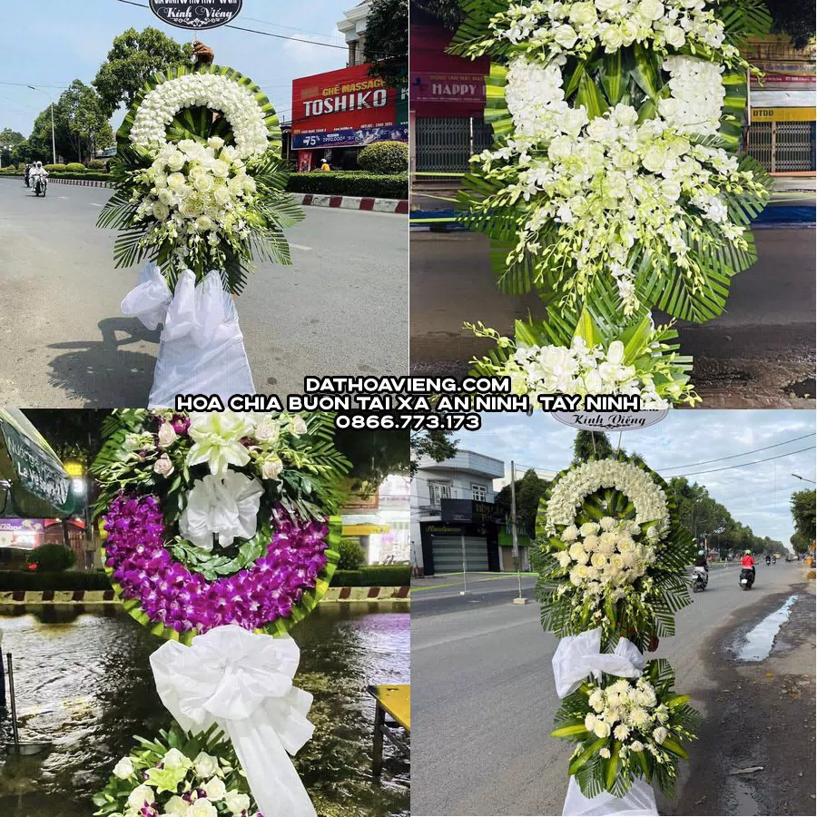Mẫu hoa chia buồn tham khảo tại Xã An Ninh, Tây Ninh