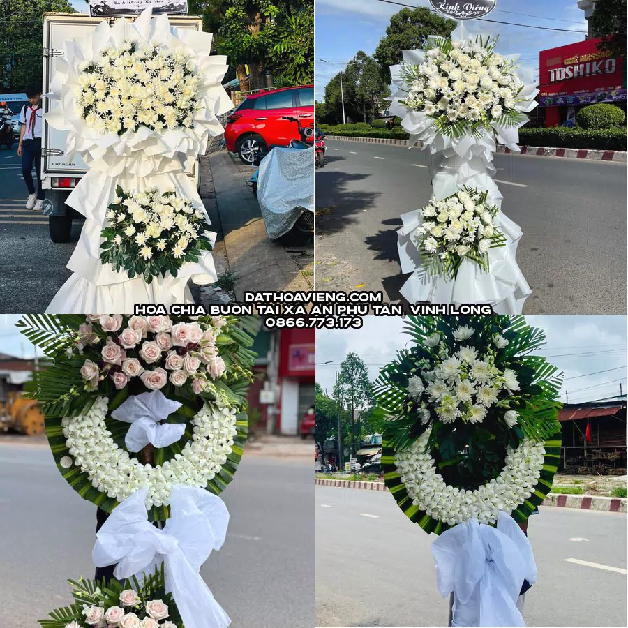 Mẫu hoa chia buồn tham khảo tại Xã An Phú Tân, Vĩnh Long