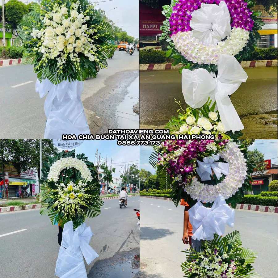 Mẫu hoa chia buồn tham khảo tại Xã An Quang, Hải Phòng