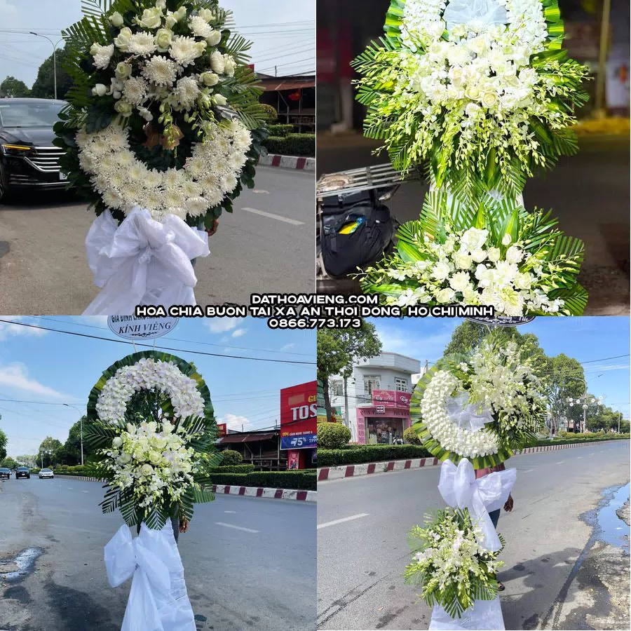 Mẫu hoa chia buồn tham khảo tại Xã An Thới Đông, Hồ Chí Minh