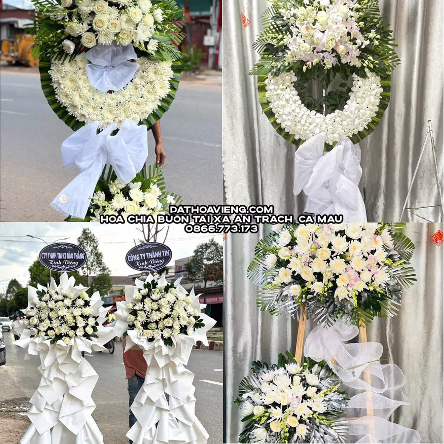 Mẫu hoa chia buồn tham khảo tại Xã An Trạch, Cà Mau