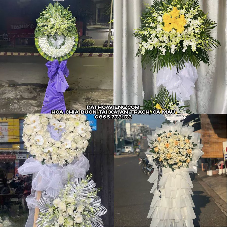 Mẫu hoa chia buồn tham khảo tại Xã An Trạch, Cà Mau