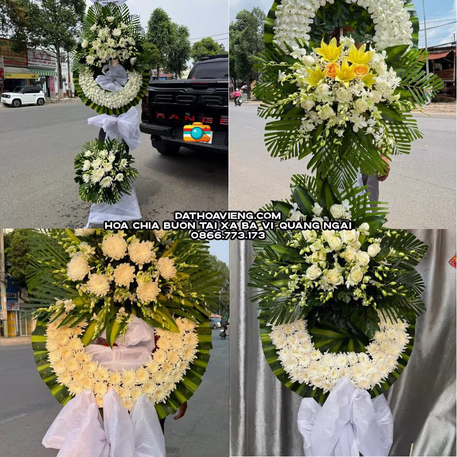 Mẫu hoa chia buồn tham khảo tại Xã Ba Vì, Quảng Ngãi
