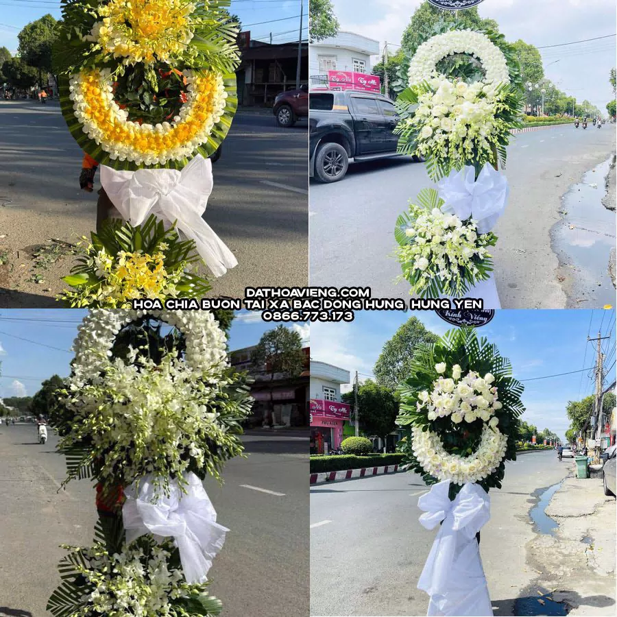 Mẫu hoa chia buồn tham khảo tại Xã Bắc Đông Hưng, Hưng Yên