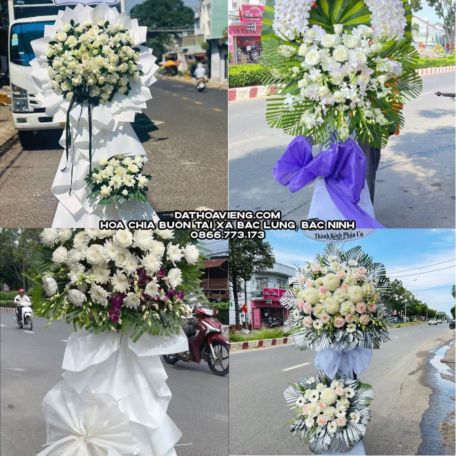 Mẫu hoa chia buồn tham khảo tại Xã Bắc Lũng, Bắc Ninh