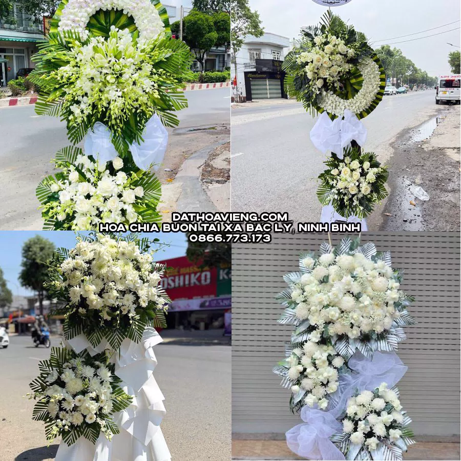 Mẫu hoa chia buồn tham khảo tại Xã Bắc Lý, Ninh Bình